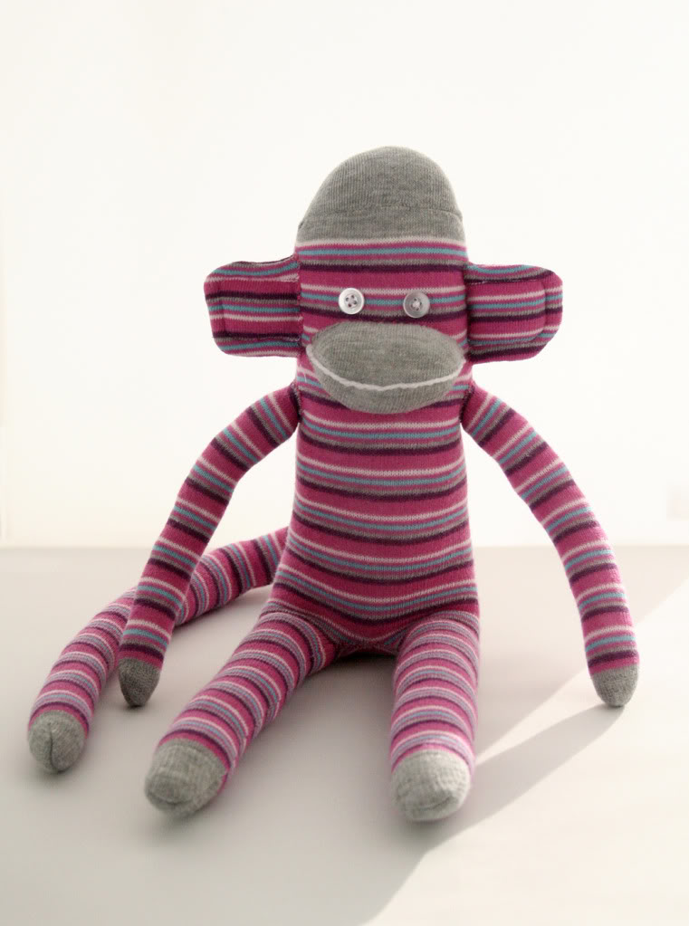 Sock Monkey Modelling Shoot Wag Doll