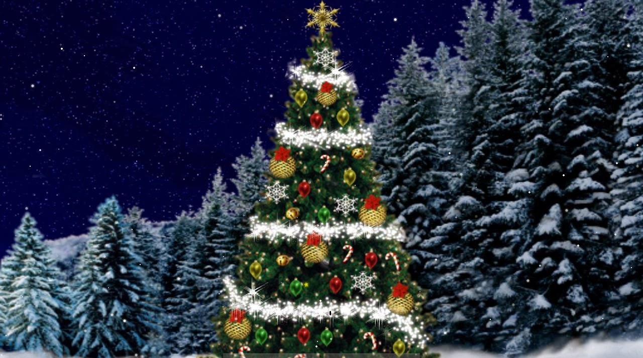 Free download HD Wallpapers 4U 3d Christmas Tree For Desktop HD