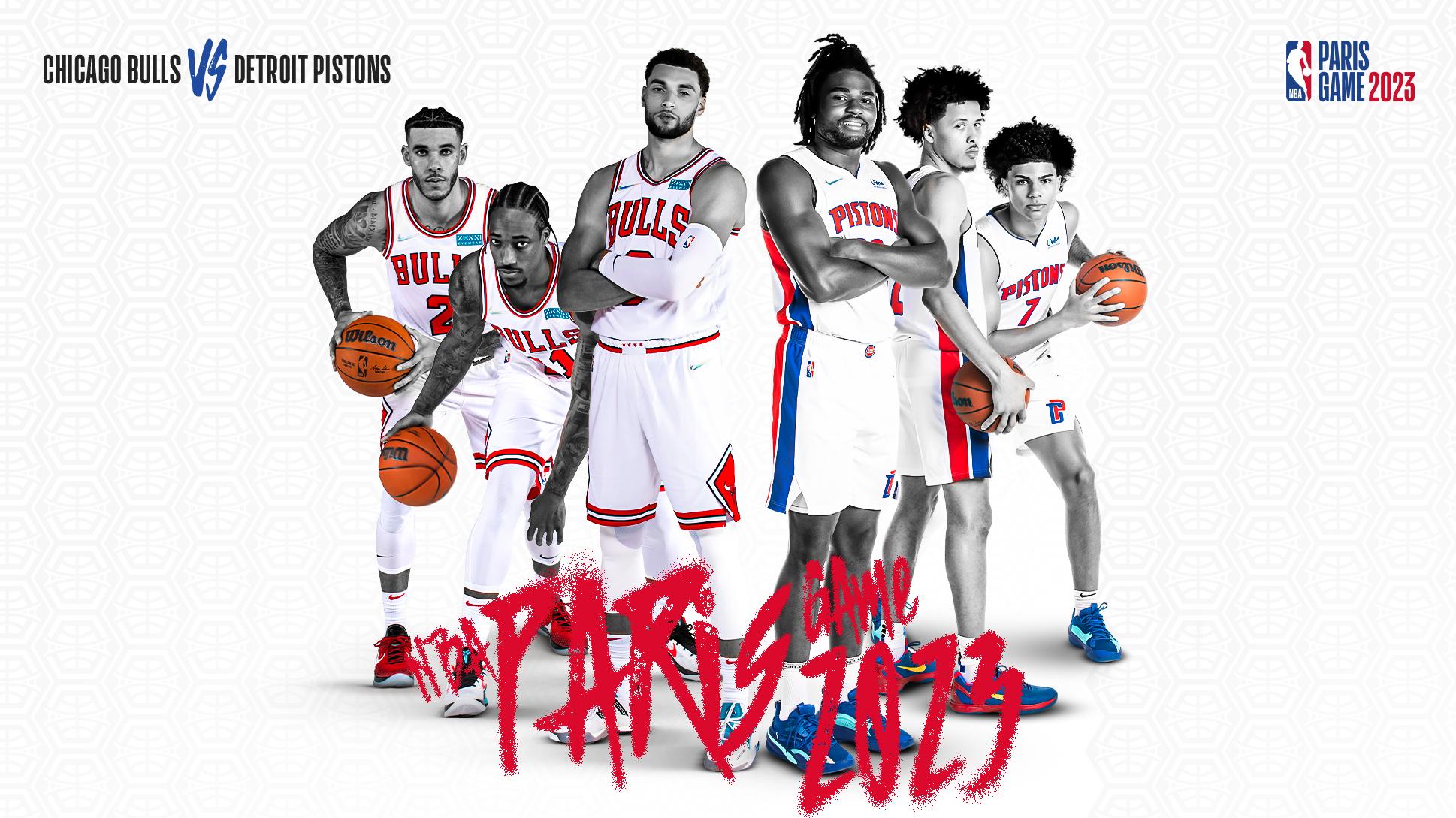 Chicago Bulls to Face Detroit Pistons in The NBA Paris Game