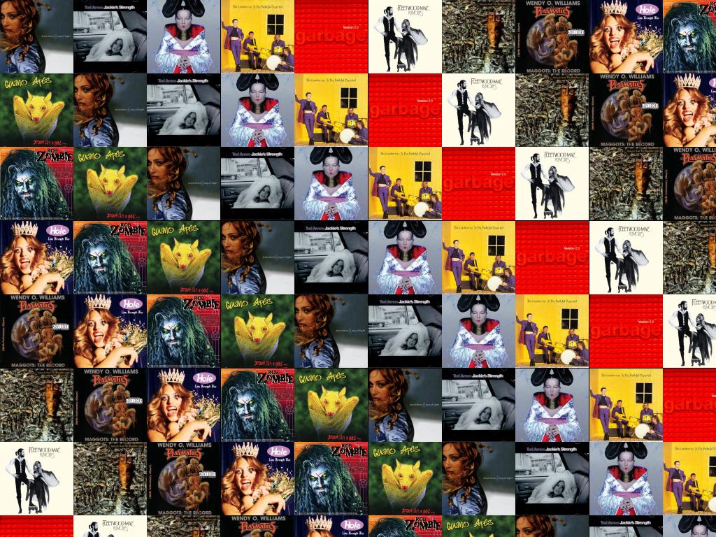 Siouxsie Tiled Desktop Wallpaper