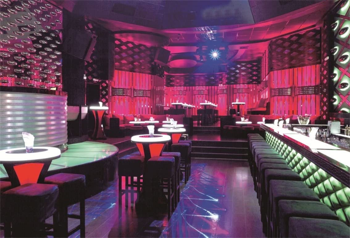 Amazoncom CSFOTO Polyester 7x5ft Empty Night Club Backdrop Bar