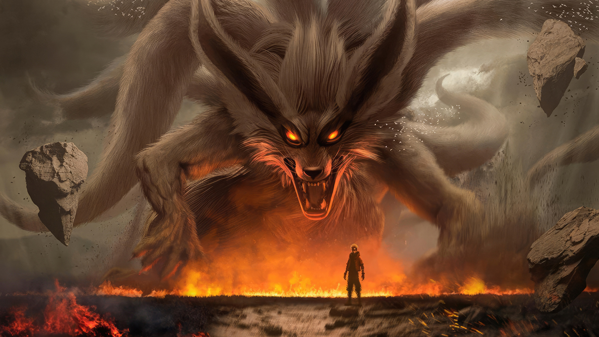 Kurama And Naruto Laptop Full HD 1080p 4k Wallpaper Image Photos