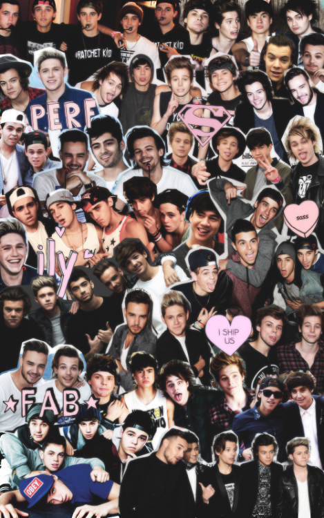 One Direction 5sos And Janoskians Collage