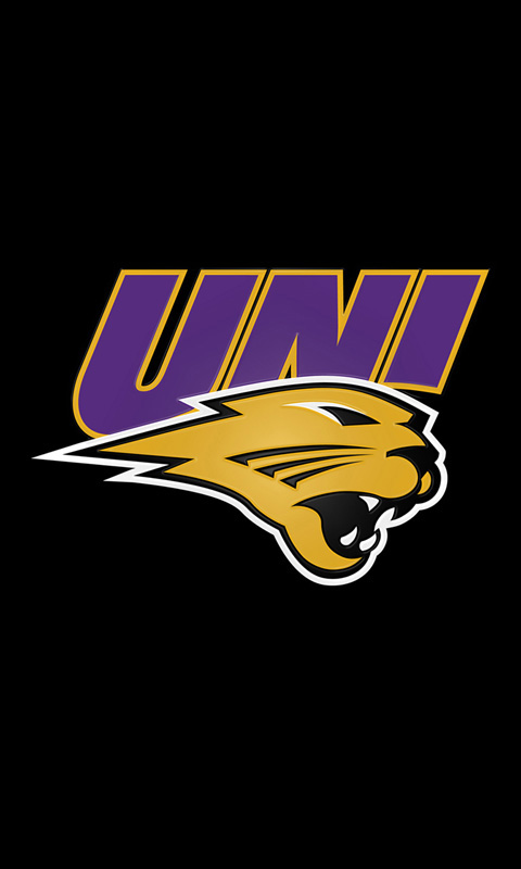 University of Northern Iowa Panthers Logo Backgrounds for iPhone 480x800