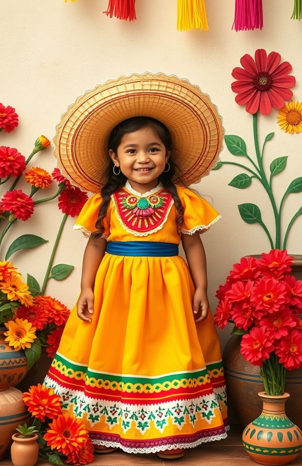 Mexican Girl Wallpaper