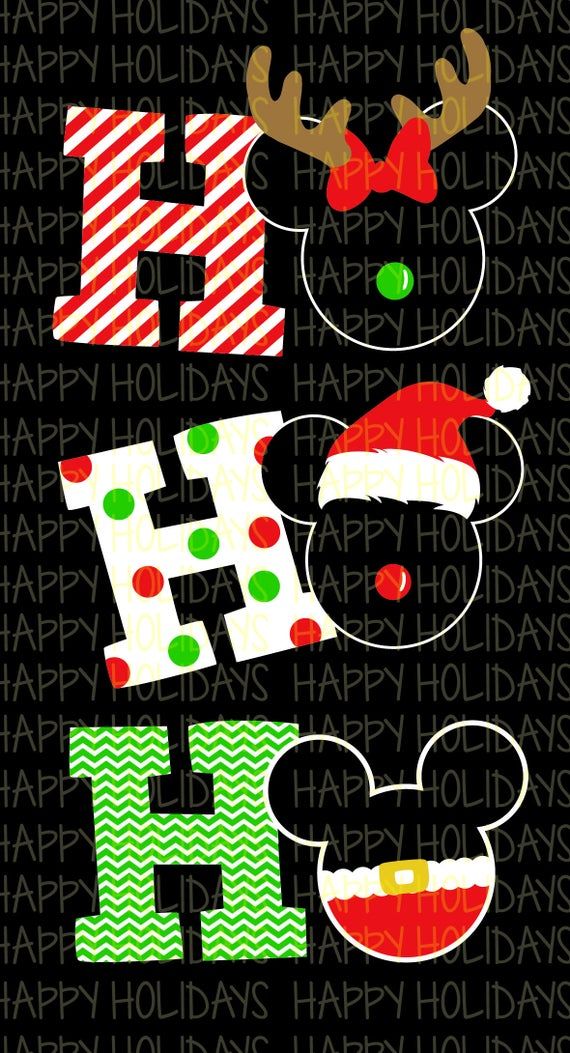 Mickey Ho Mouse Christmas Cute Wallpaper