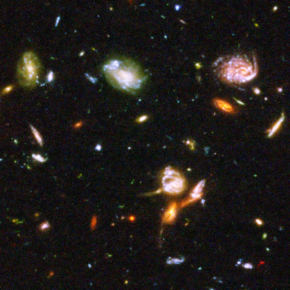 Hubble Deep Space Image Wallpaper