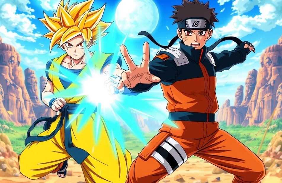 Goku And Naruto Wallpaper