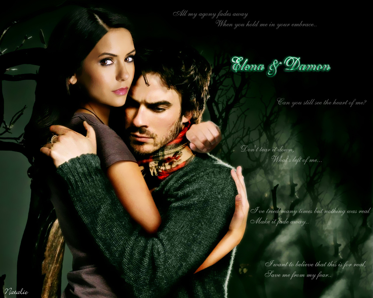 Elena Damon the vampire diaries 16023392 1280 1024jpg 1280x1024