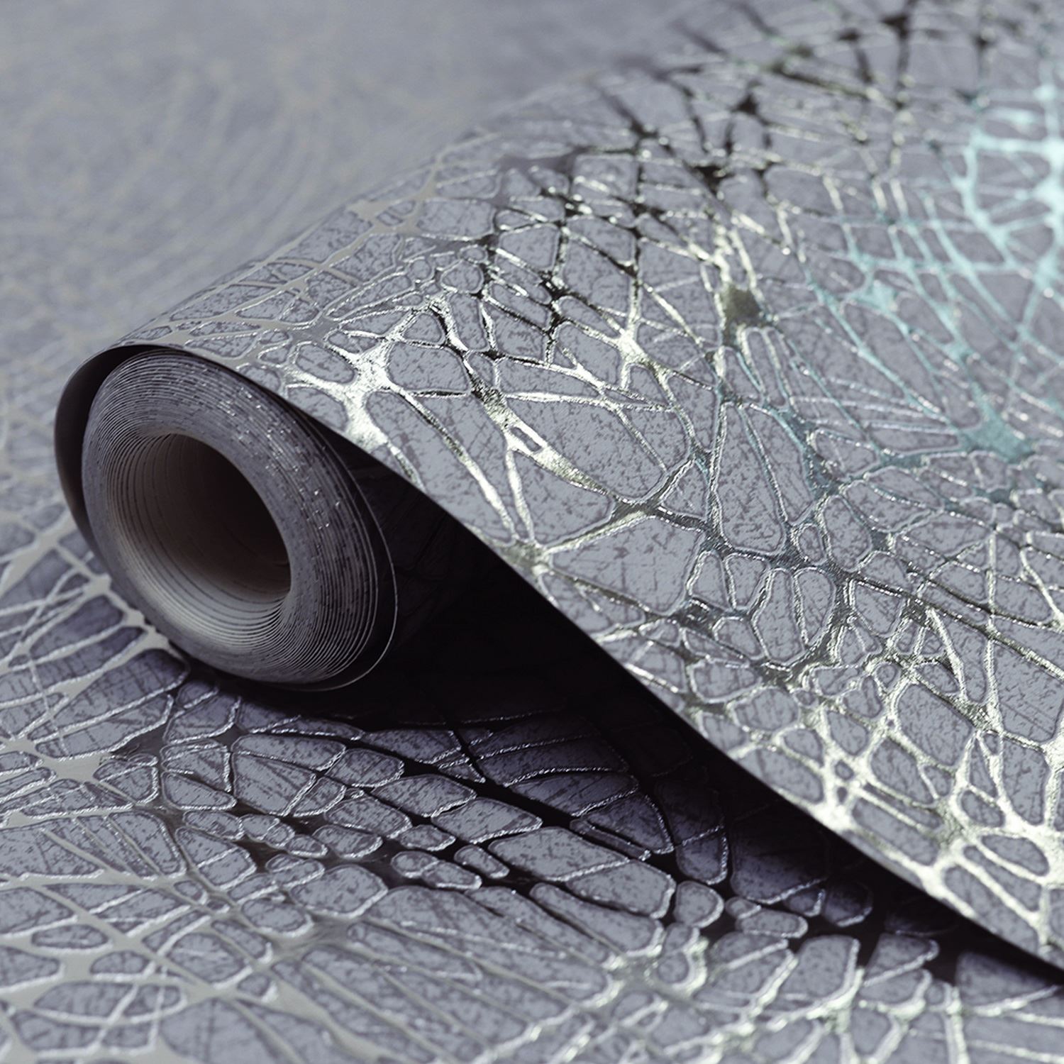 Arthouse Silver Wallpaper