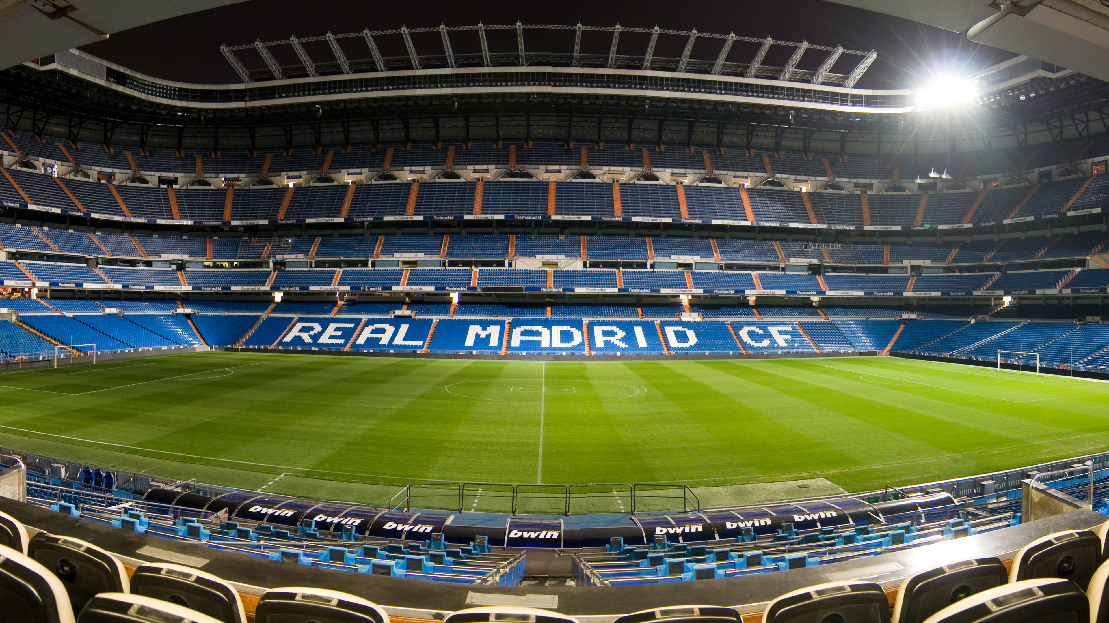 Real Madrid Stadium Wallpaper HD Background