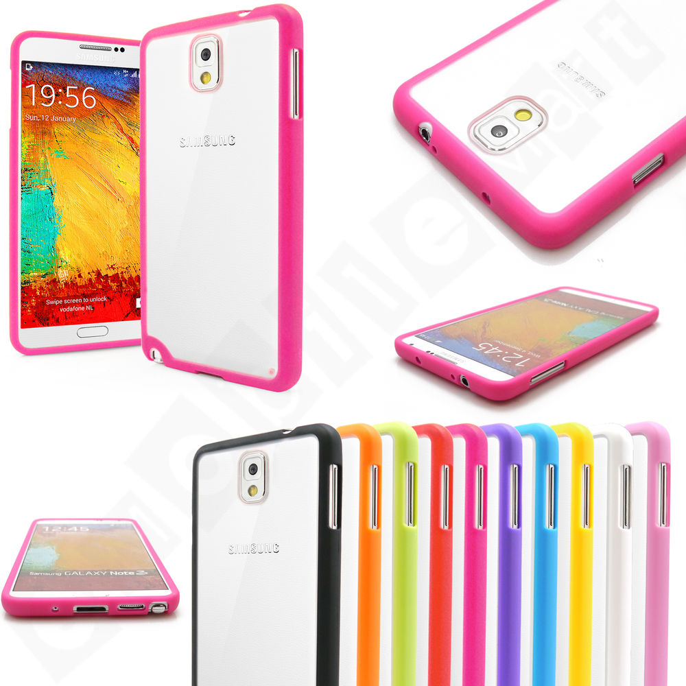 Ultra Clear Crystal Soft Flexible TPU Case for Galaxy Note 3 Color
