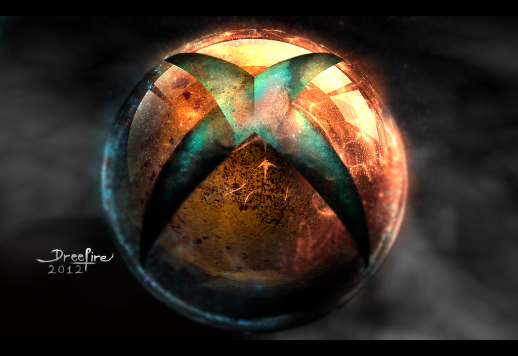 Xbox Logo Wallpaper Blured Version