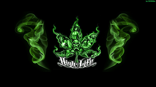 Marijuana High Life Custom Desktop Wallpaper HD 720p
