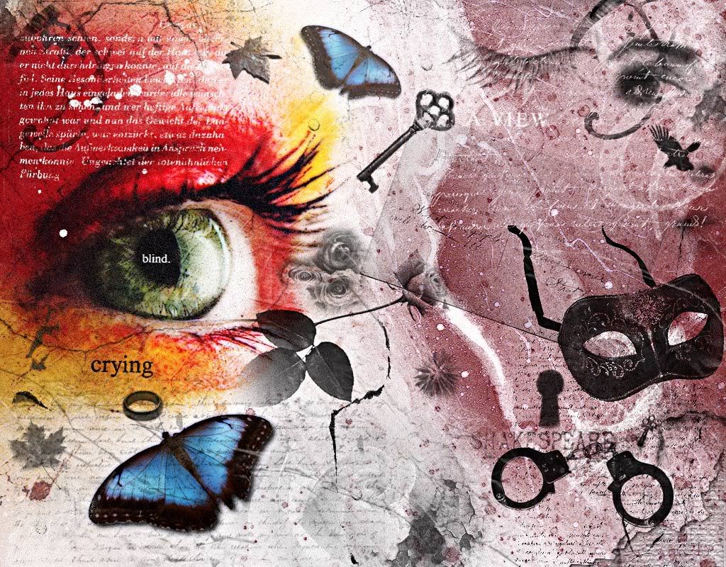 Artistic Eyes Wallpaper Desktop Background