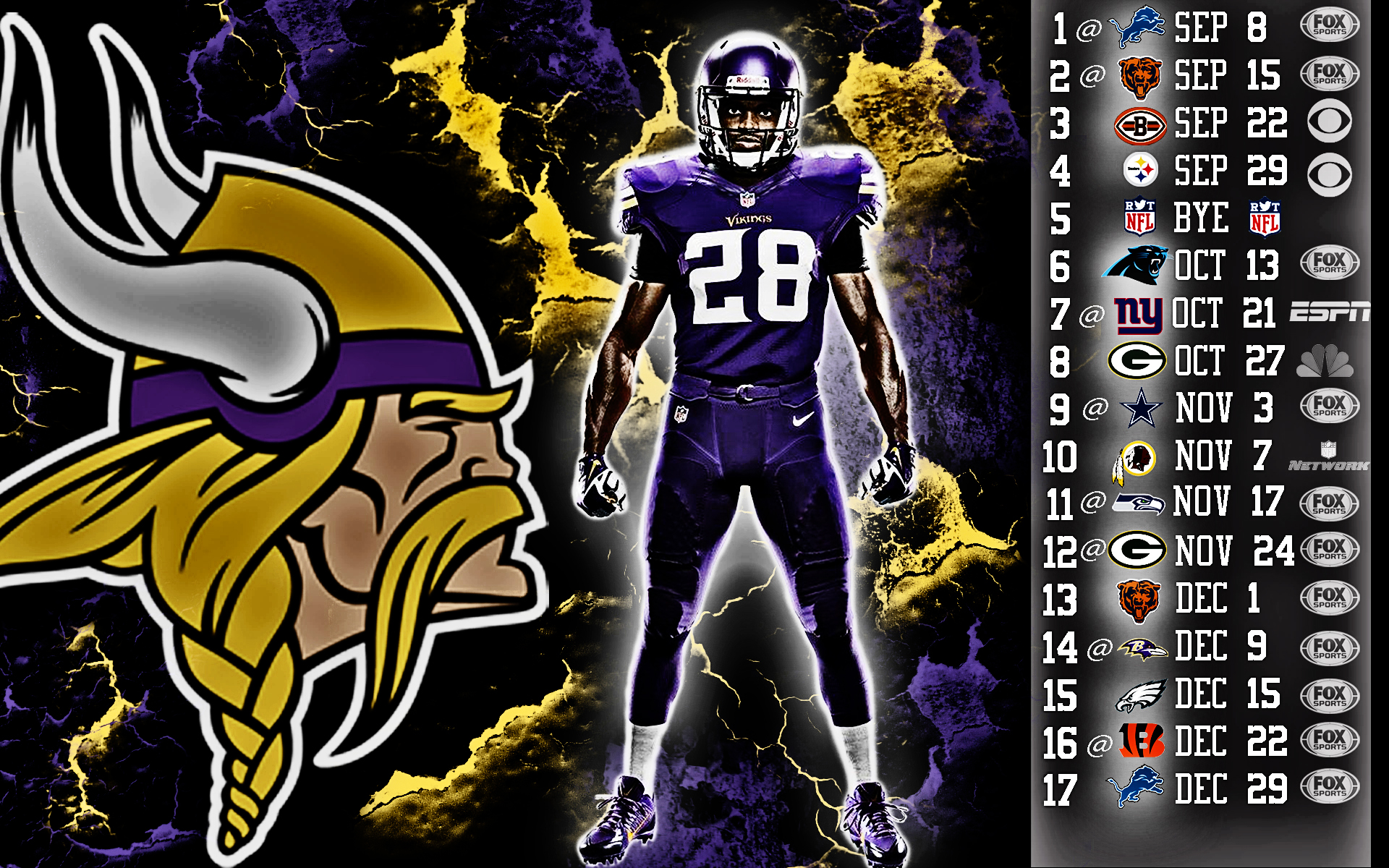 Minnesota Vikings Football Nfl Wallpaper