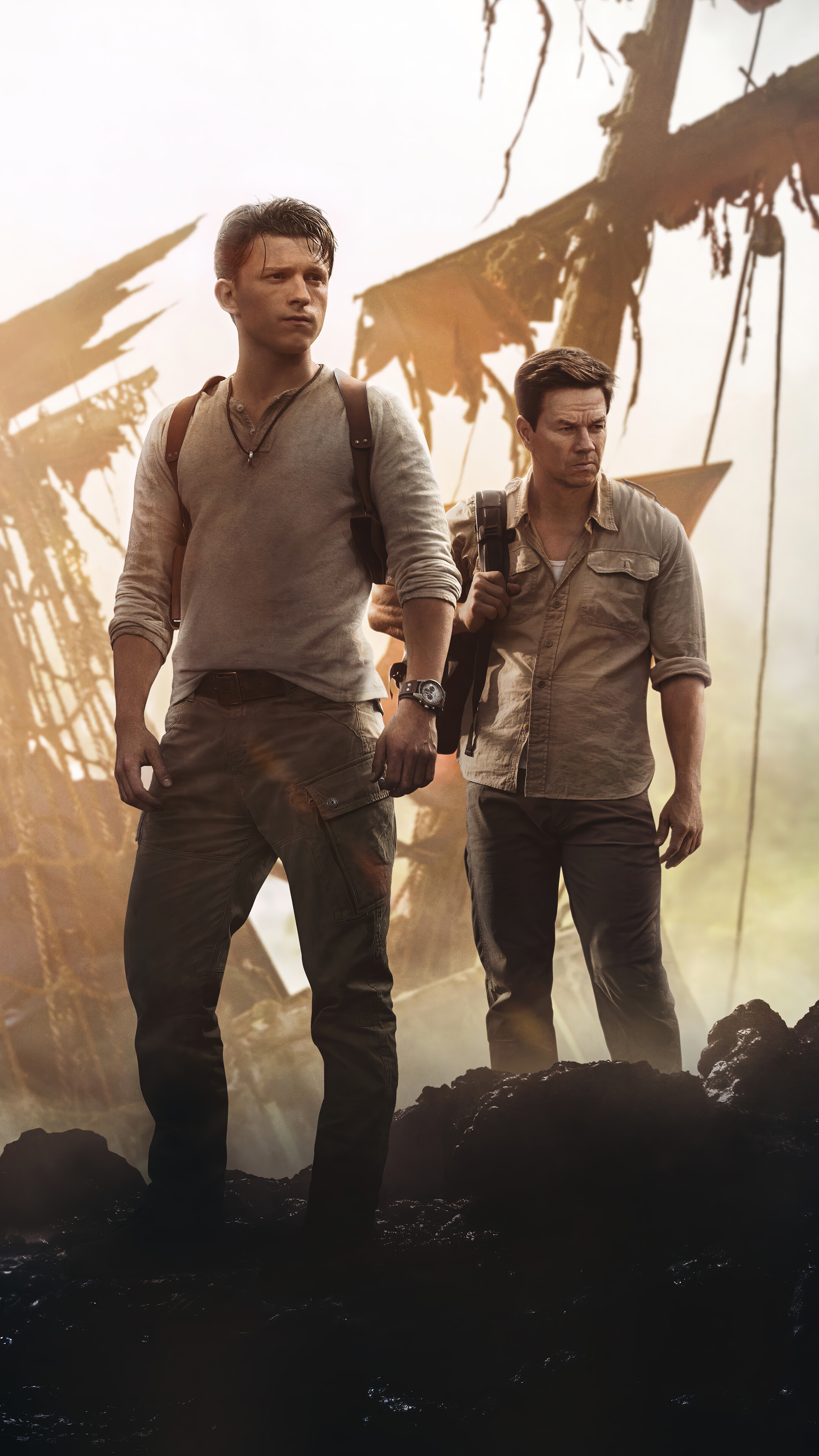 Uncharted Movie Poster Wallpaper iPhone Phone 4k 8000e