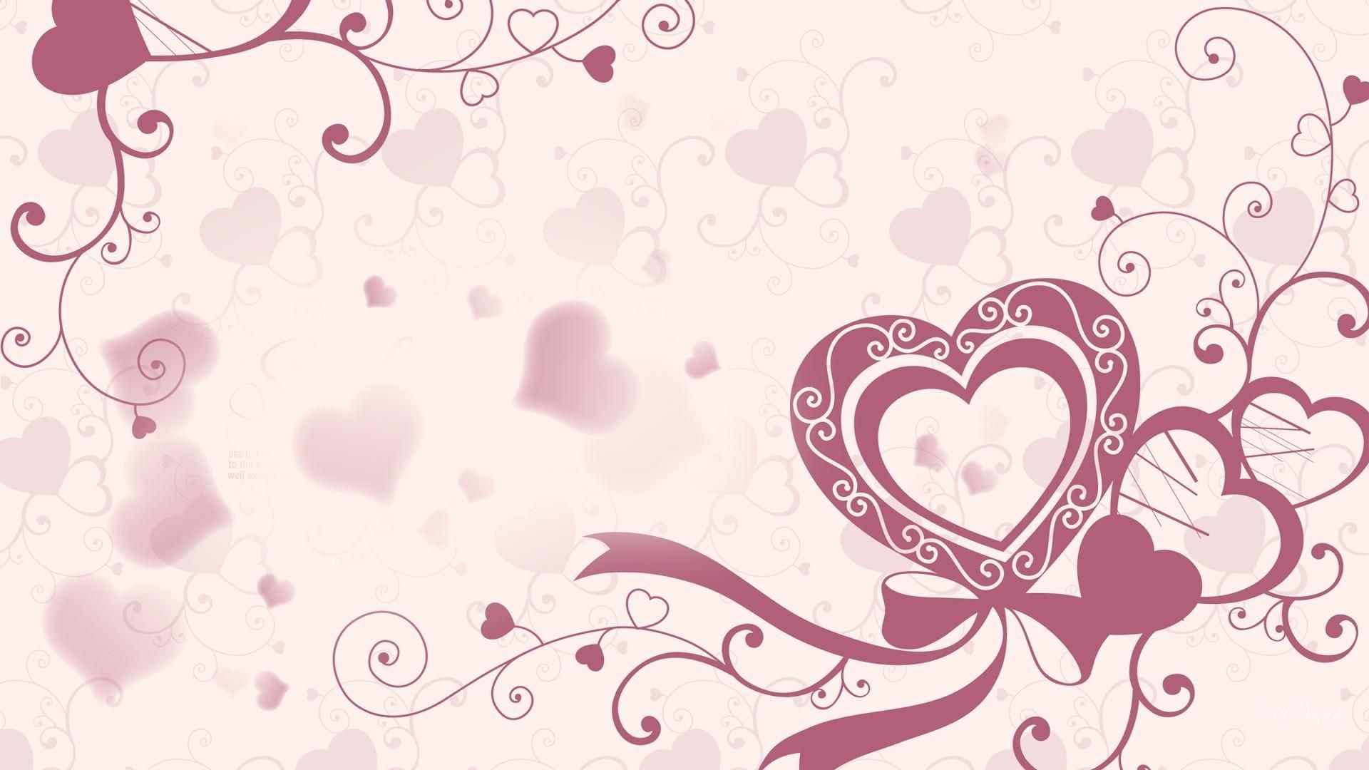 Pink Valentine High Definition Wallpaper Image