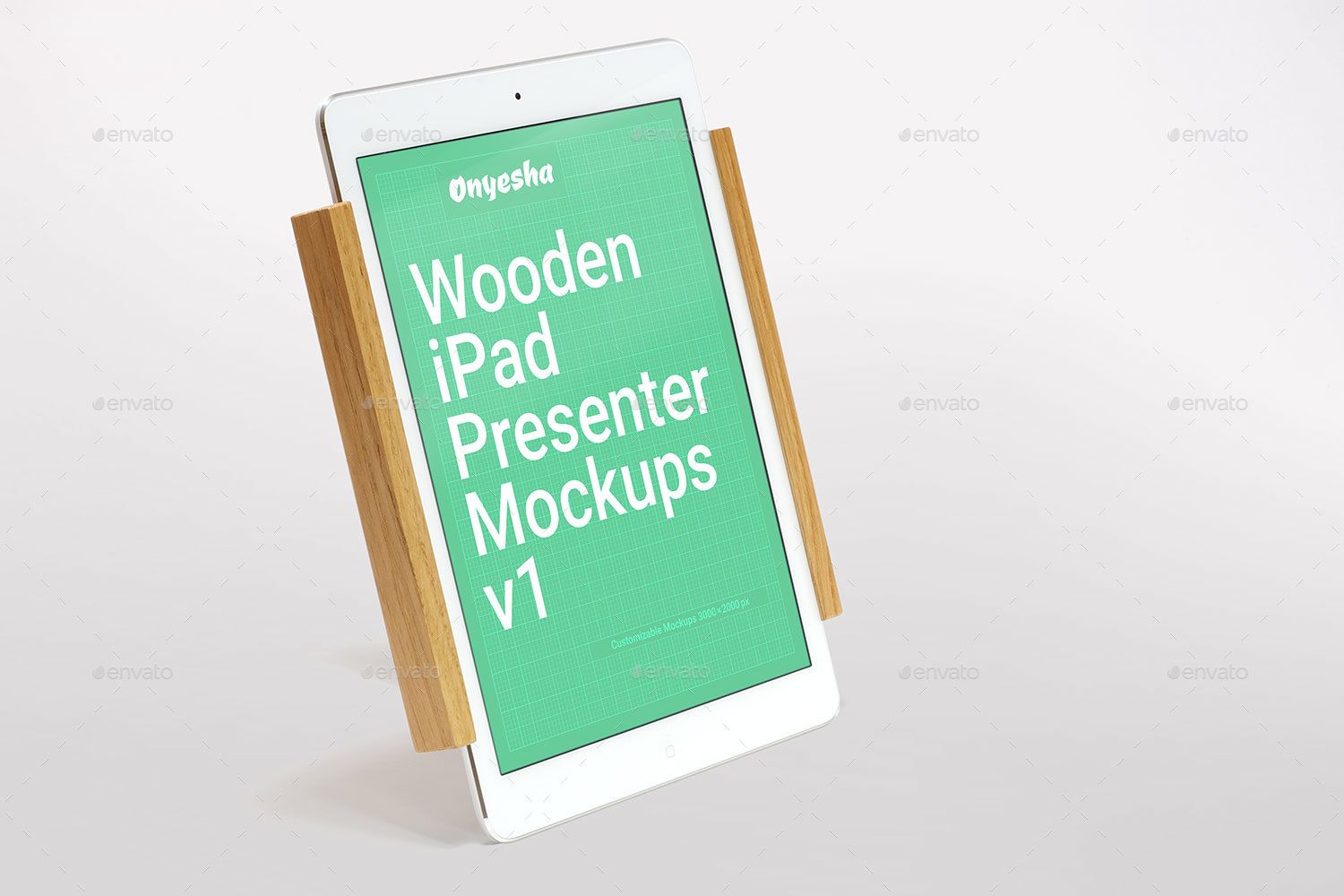 Wooden iPad Presenter V1 Ad Files