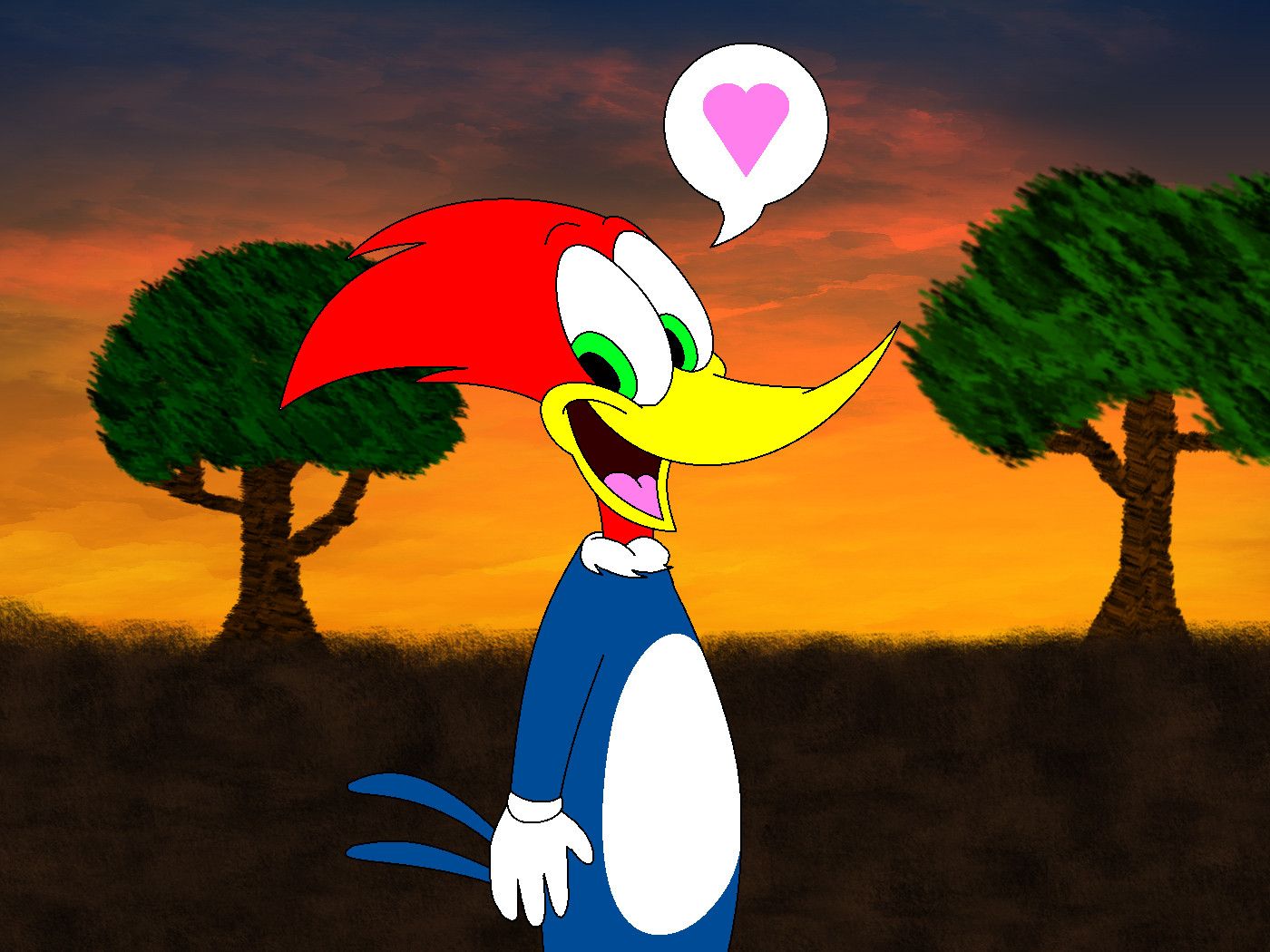 Woody Woodpecker HD Wallpaper For Desktop Background Cartoon