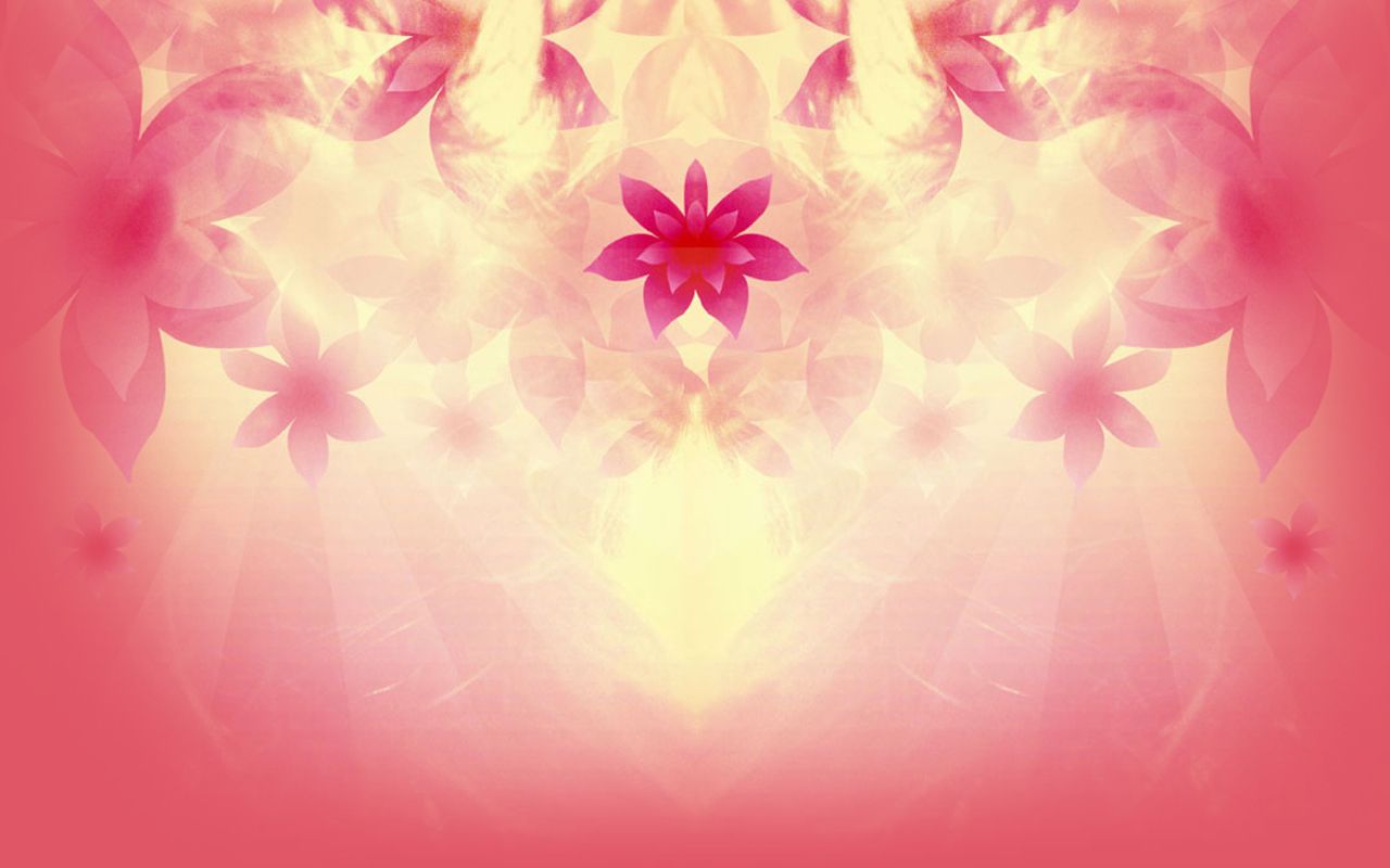 Pinky Texture Abstract Flower Pink Yellow
