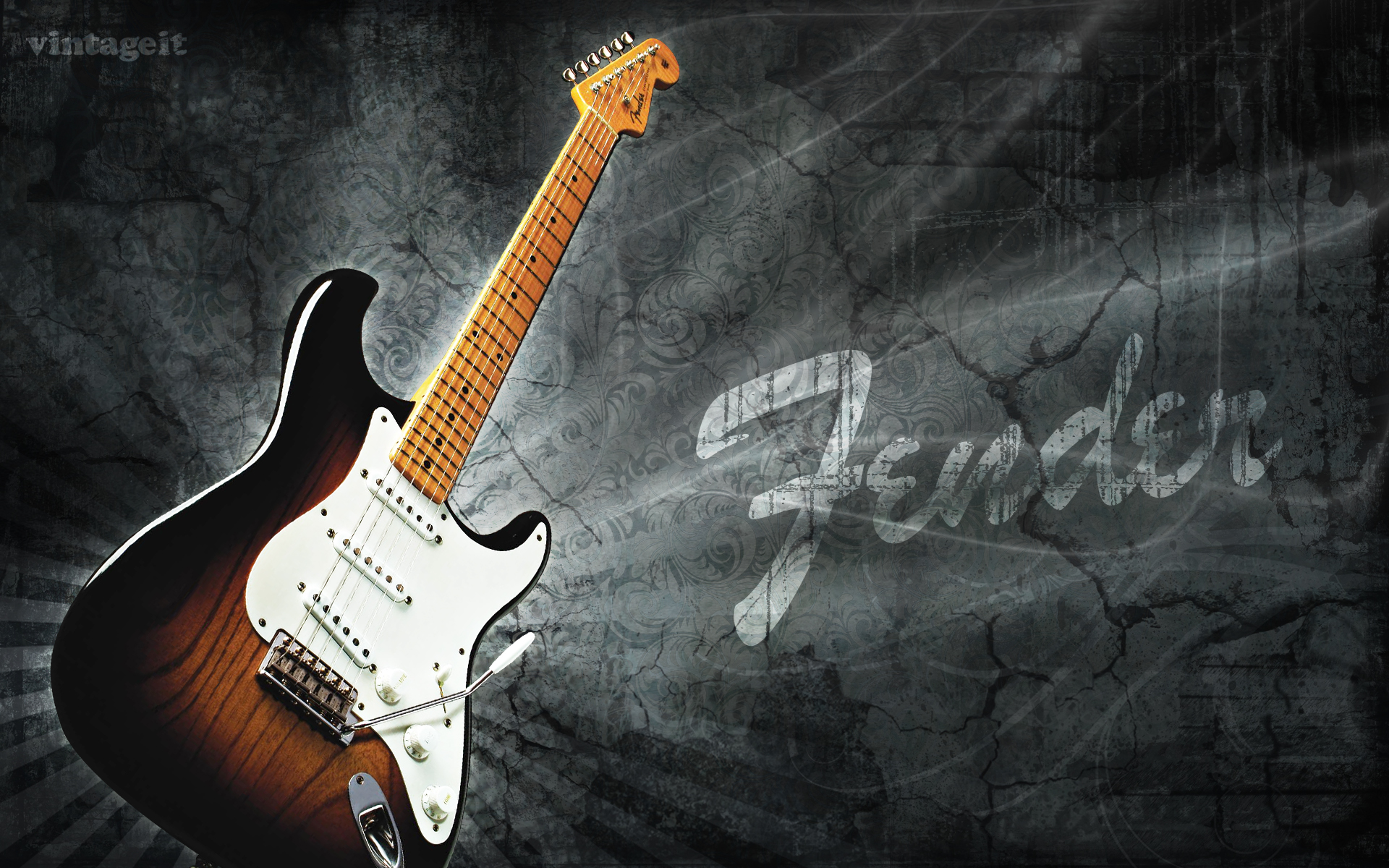 76 Fender Stratocaster Wallpaper On Wallpapersafari