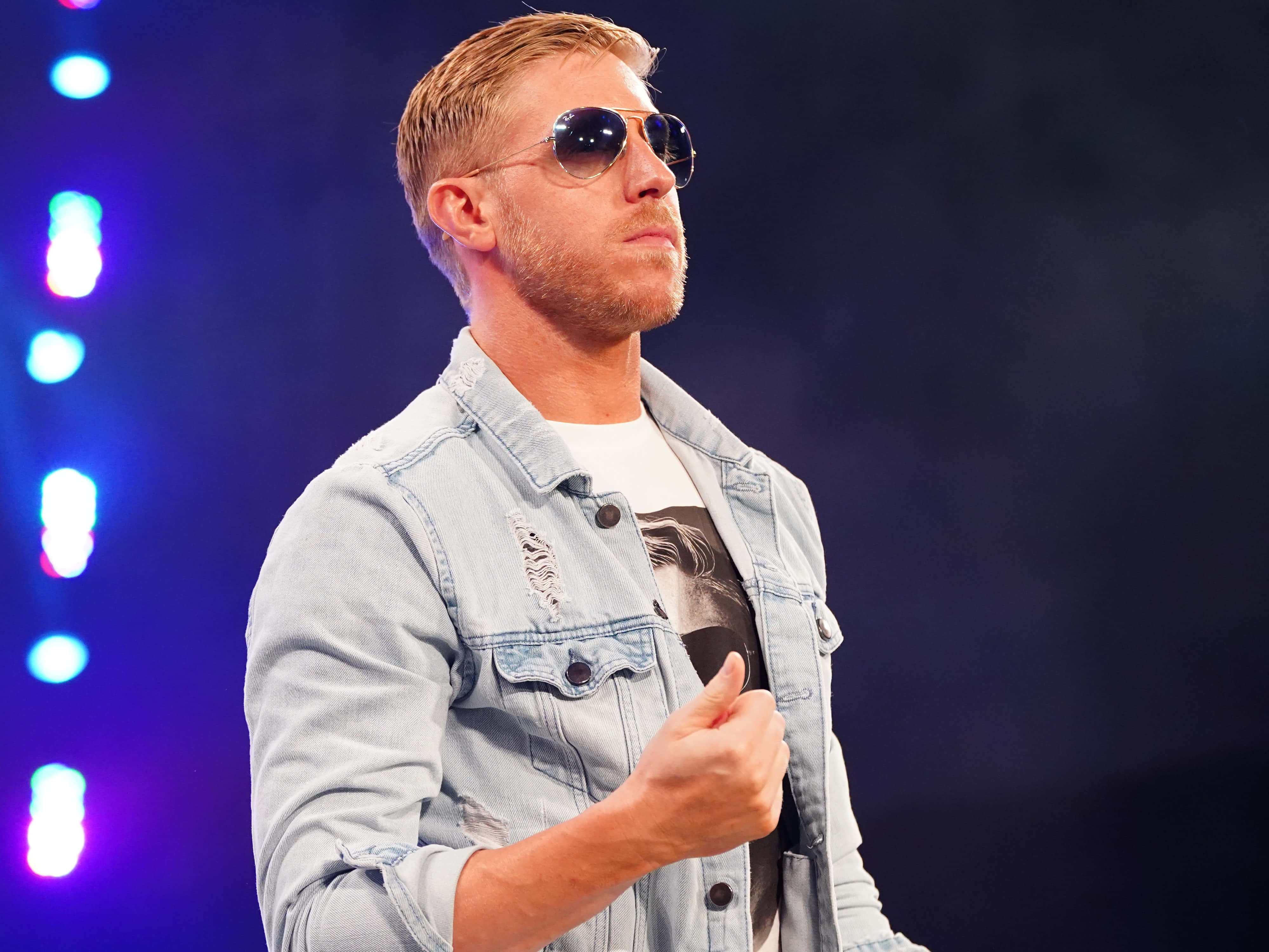 Orange Cassidy Left Side Profile Wallpaper