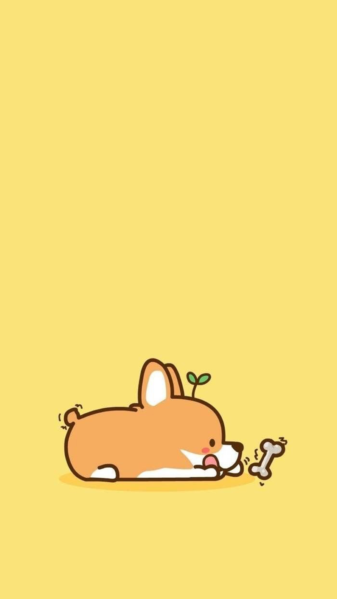 Cute Cartoon Dog Wallpaper For Mobile