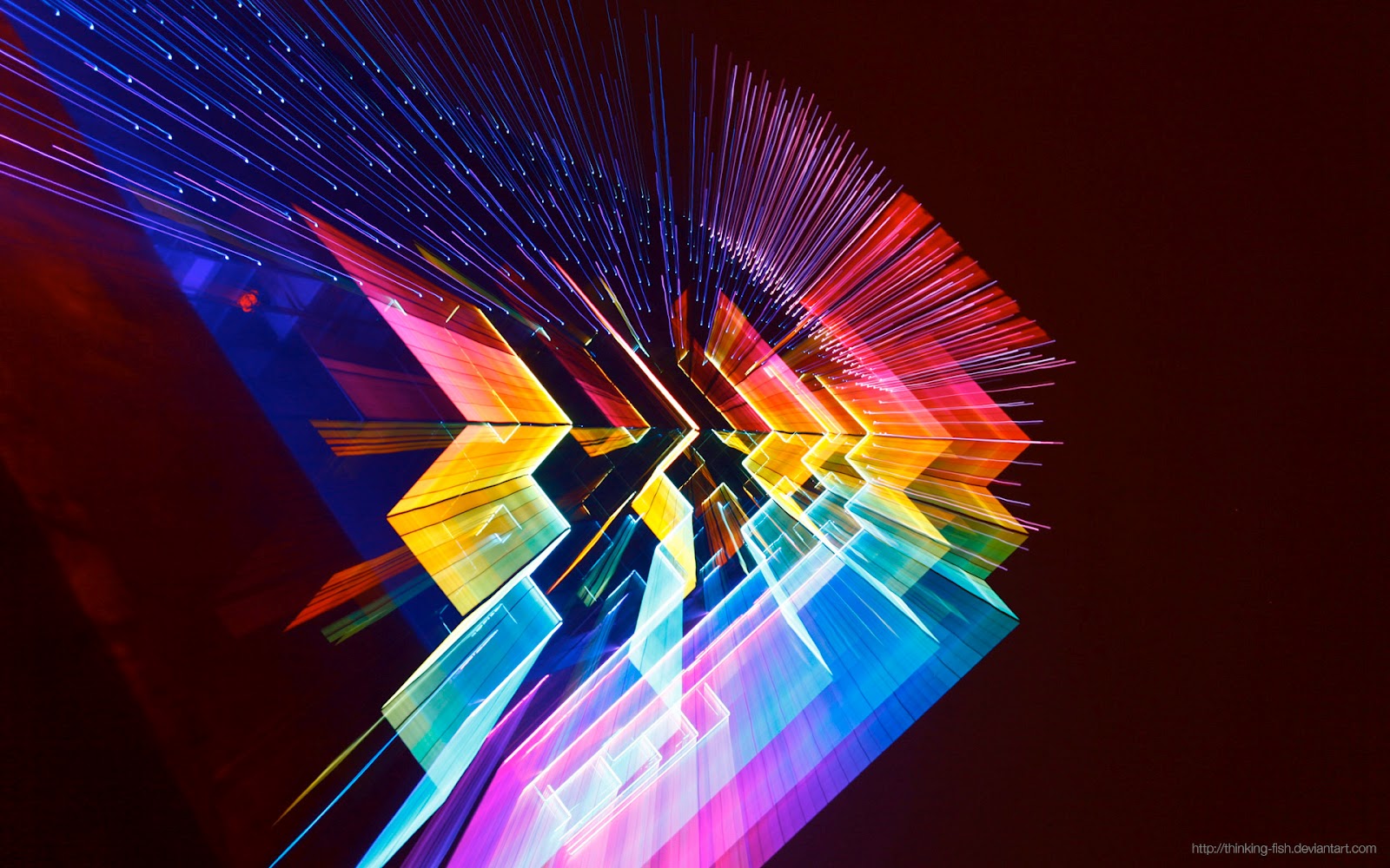 3d Design Multicolor Wallpaper