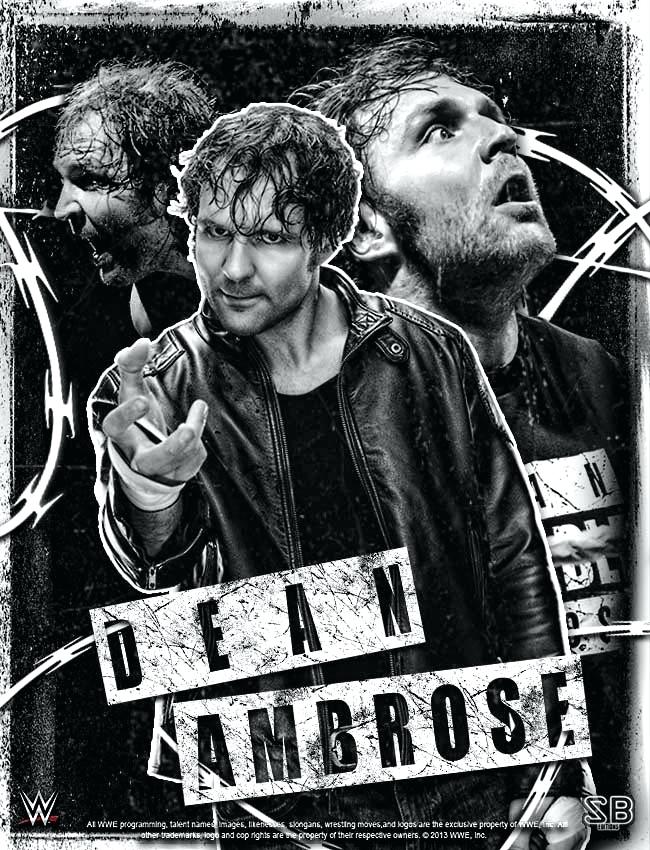 Dean Ambrose Poster Phone Wallpaper By Wwe