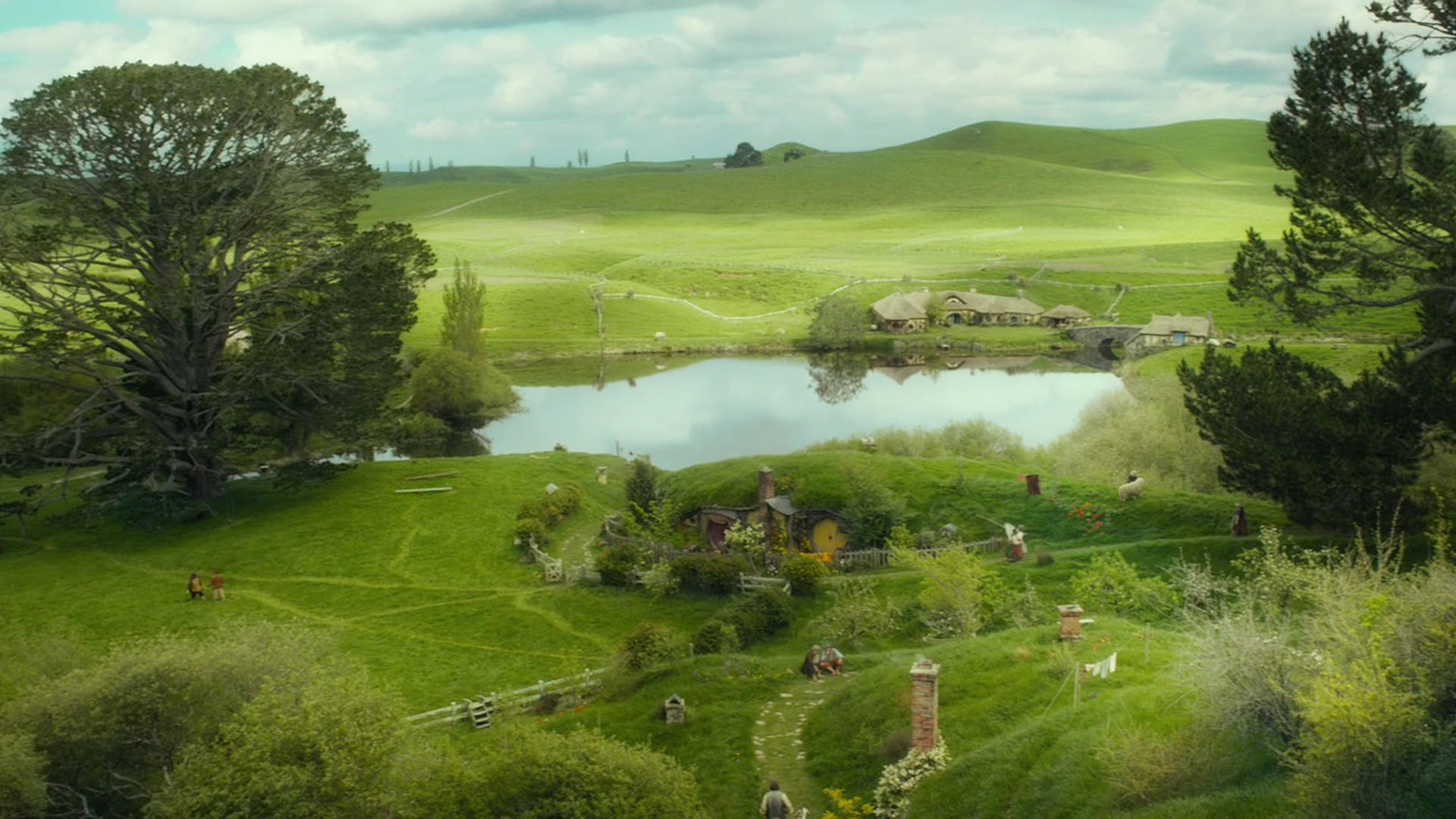 the shire   The Hobbit An Unexpected Journey Wallpaper 35354928