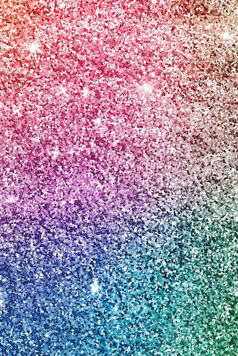 Colorful Glittery Rainbow Background Texture Image By