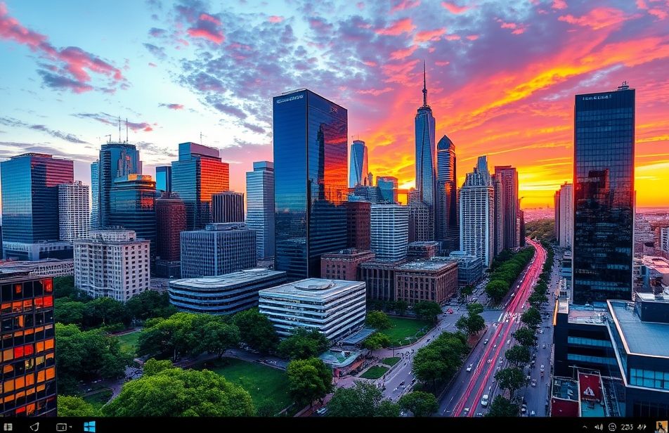 Windows City Wallpaper