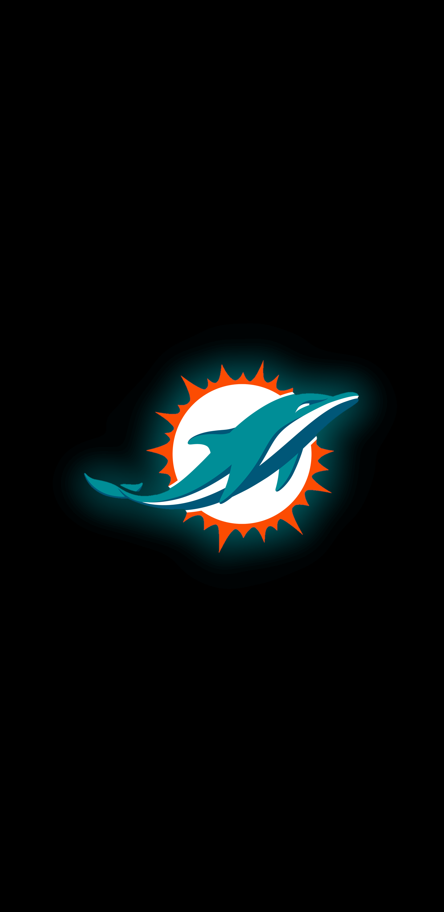 Miami Dolphins Logo In Orange Shades Background 4K HD Miami Dolphins  Wallpapers | HD Wallpapers | ID #85348
