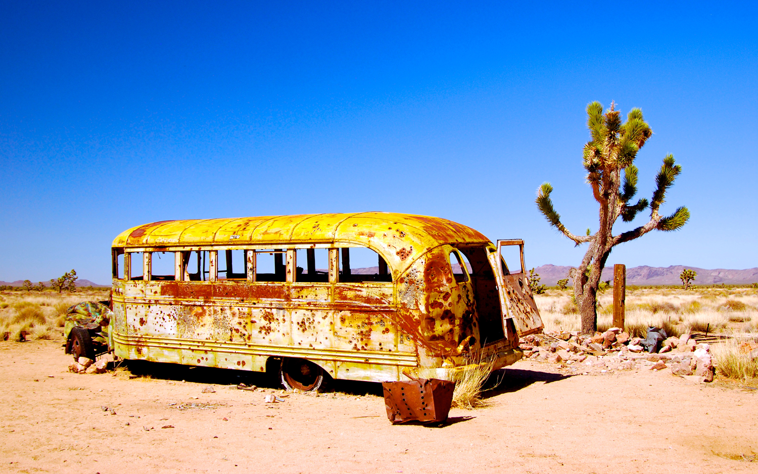 Автобус в пустыне