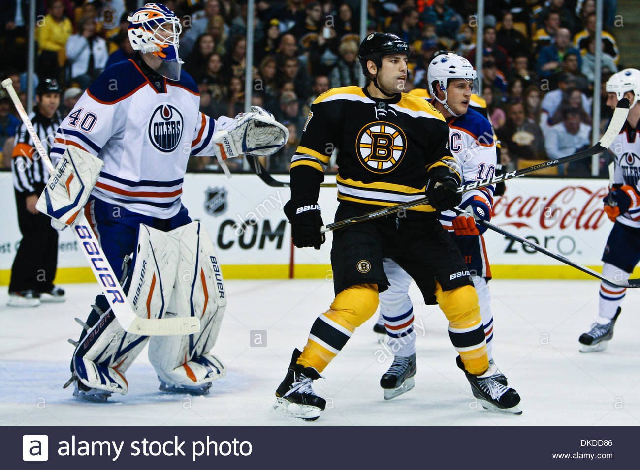 Bruins Milan Lucic Edmonton Oilers Stock Photos