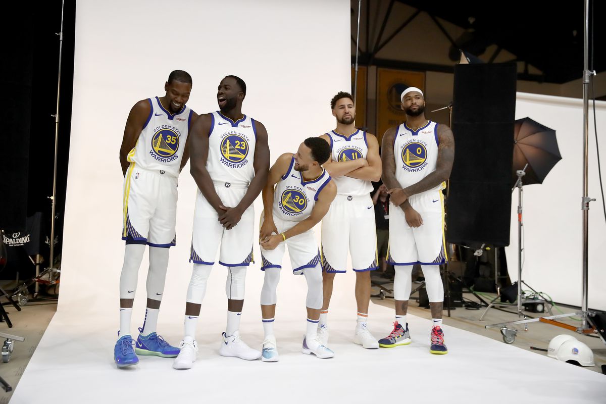 The First Picture Of Warriors Big Five Including Demarcus