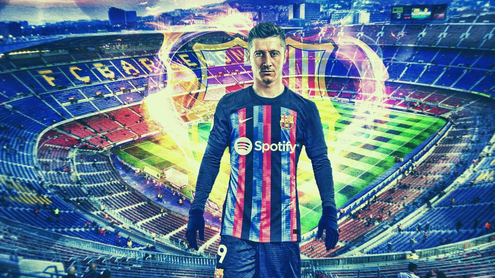 Welcome to FC Barcelona Robert Lewandowski   Bara News