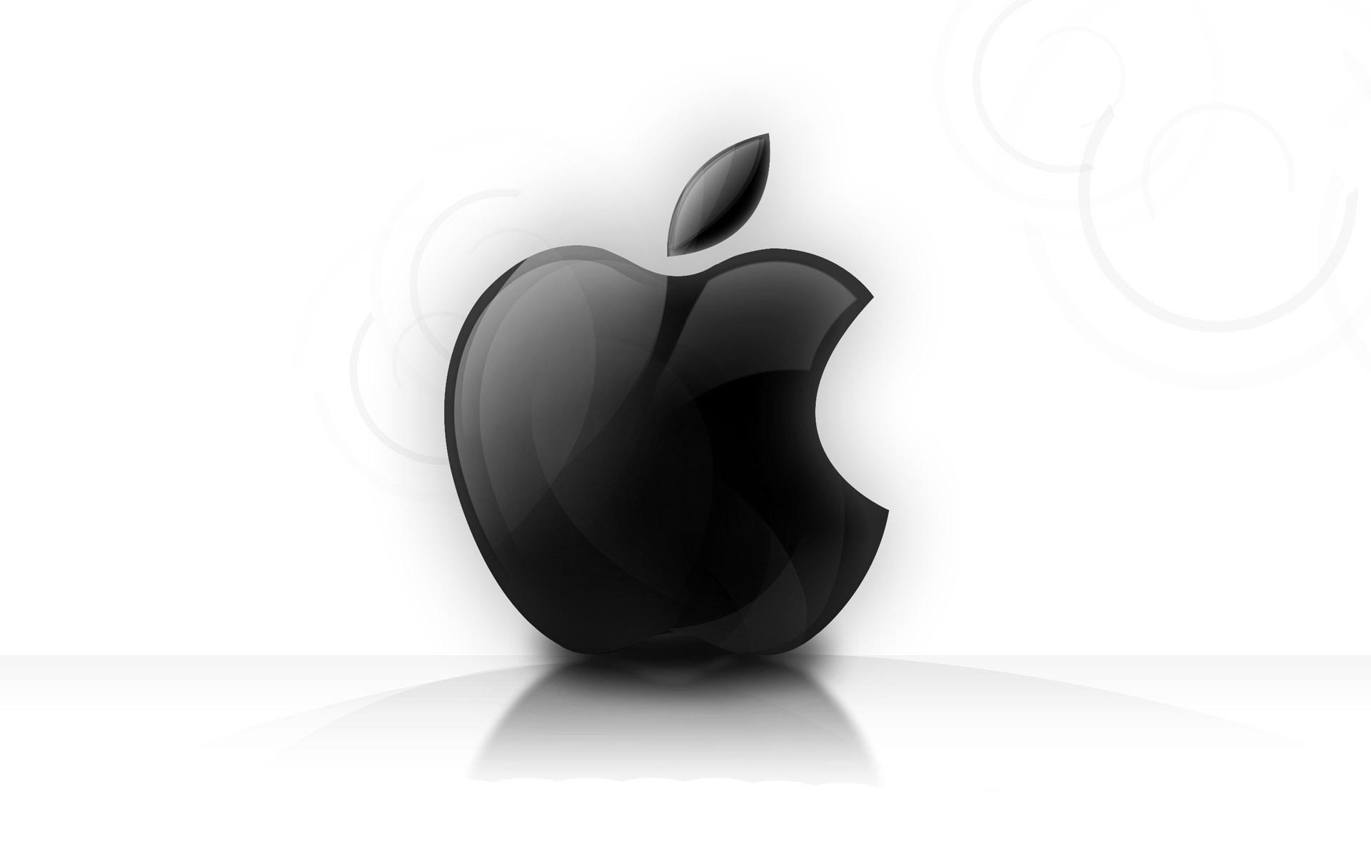 White Apple Background Wallpaper High Quality