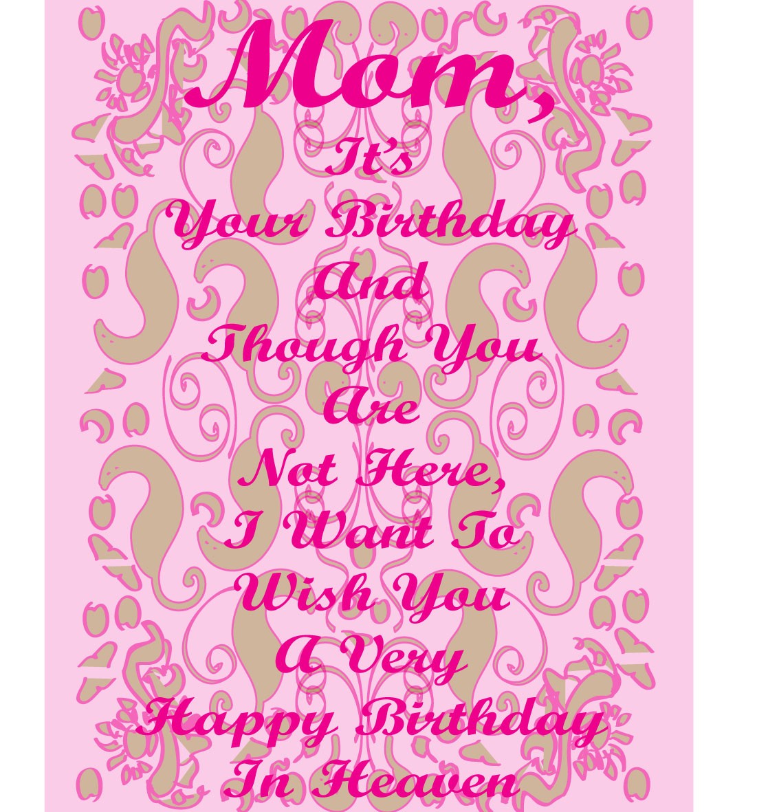 happy birthday mom poems from son