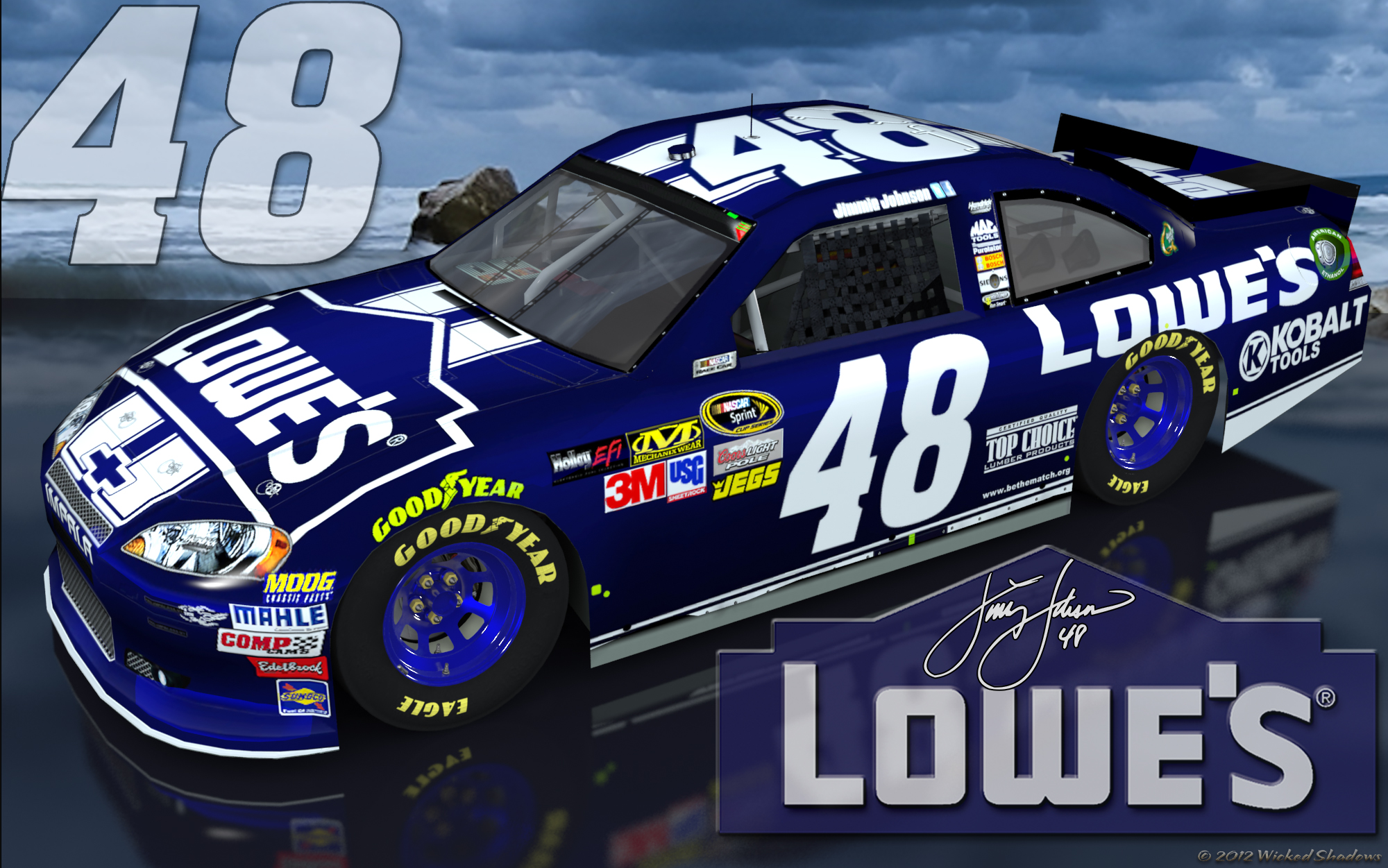 Jimmie Johnson Lowes Brighter Outdoor Wallpaper
