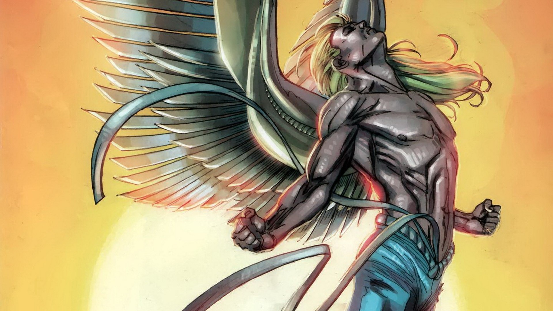 Marvel Ics Archangel Angel Character Wallpaper Background