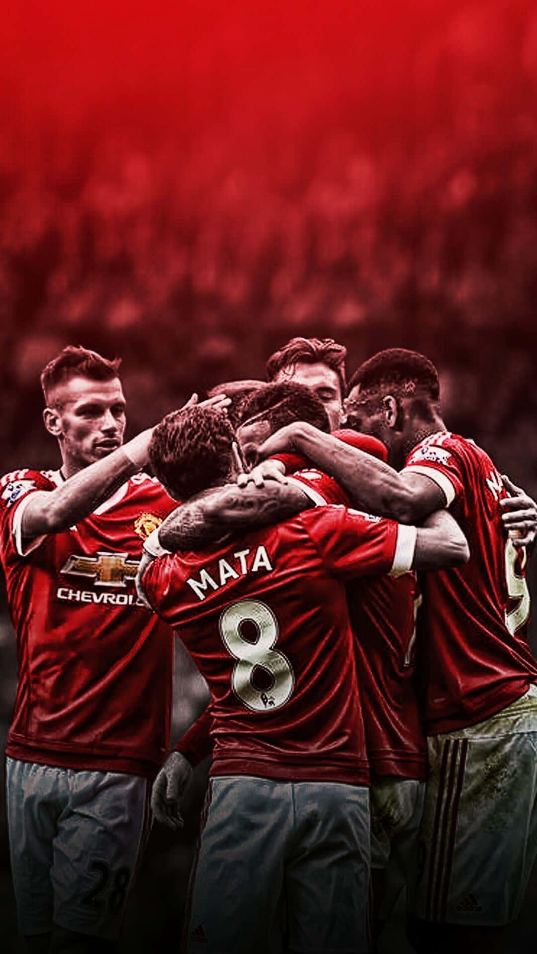 Celebrate Along With Manchester United Wallpaper