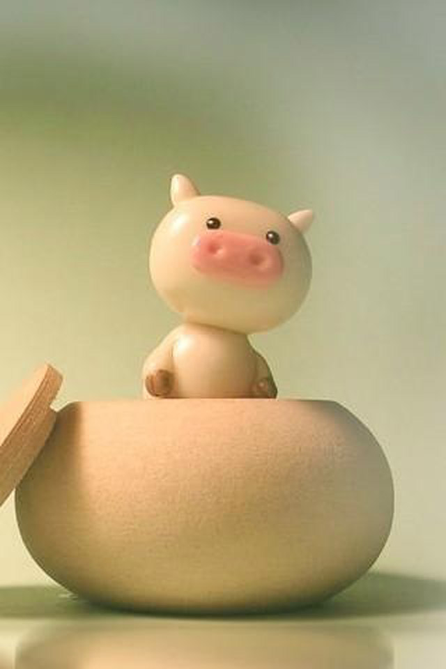 Cute Pig iPhone Wallpaper Background And Themes