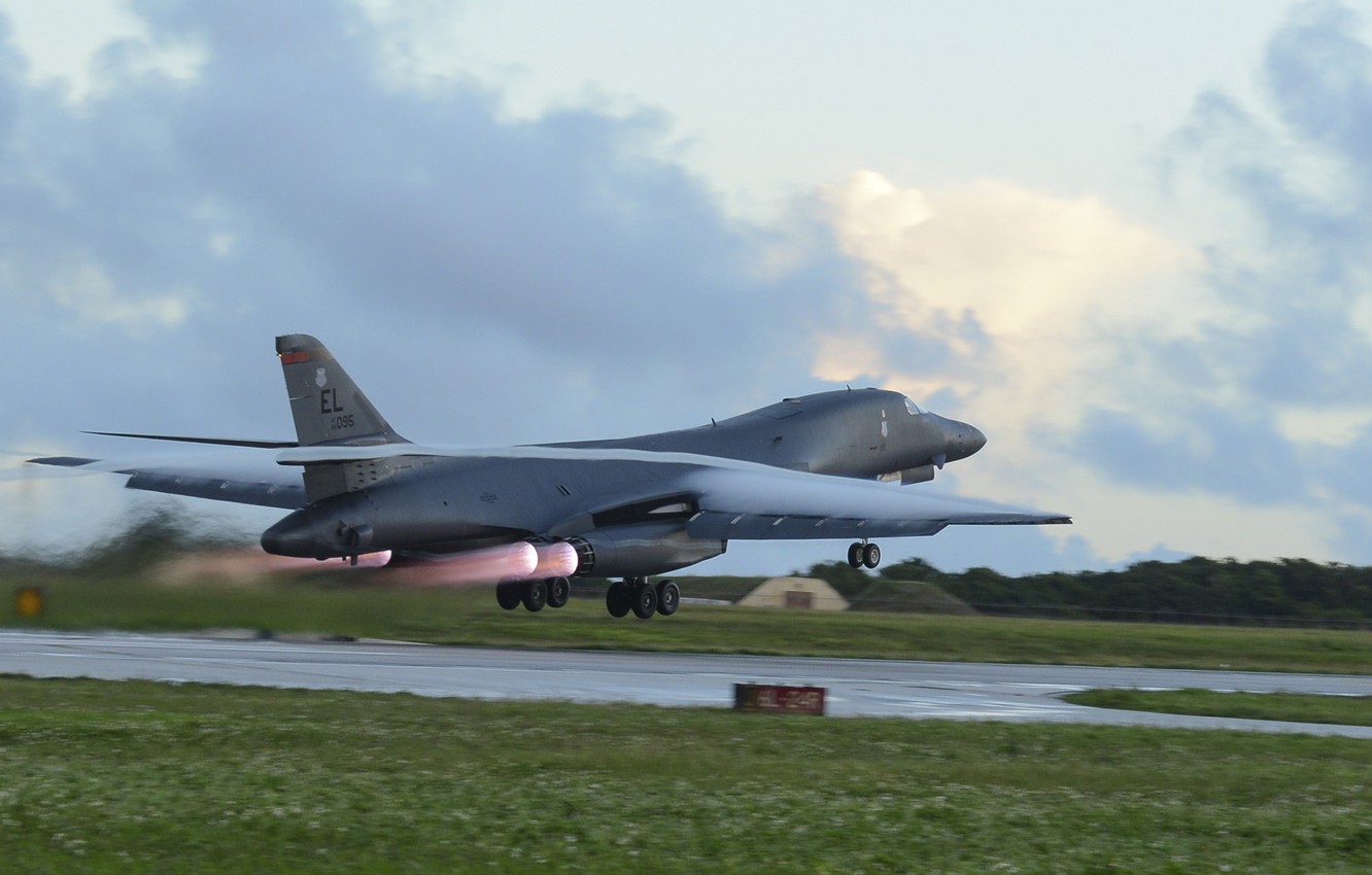 Wallpaper Lancer B 1b United States Air Force Rockwell Bomber