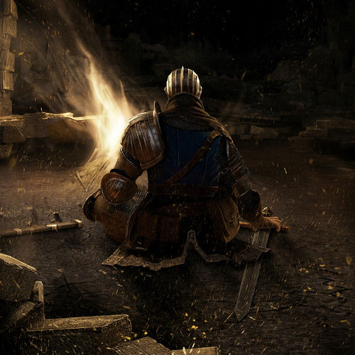 Dark Souls Campfire Picture For iPhone Blackberry iPad