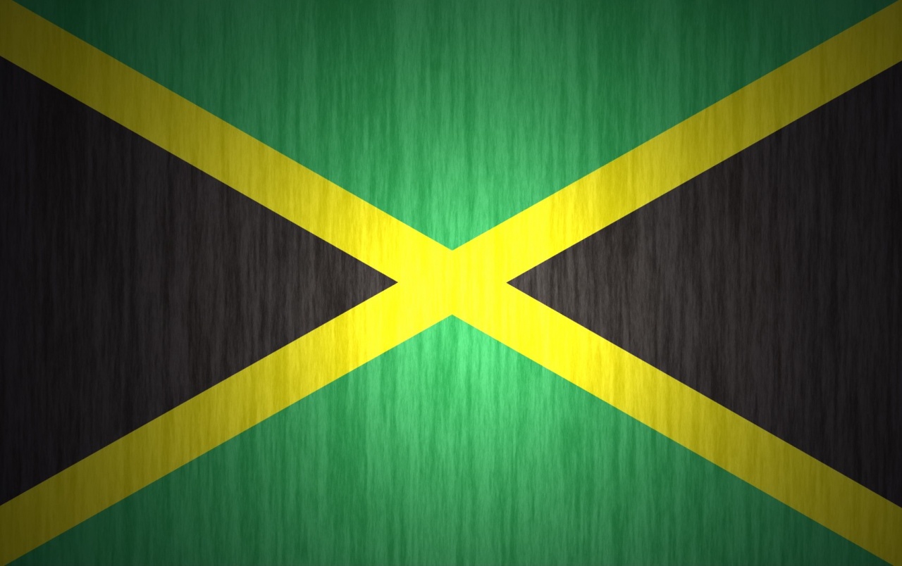 Jamaican Flag Wallpaper Stock Photos