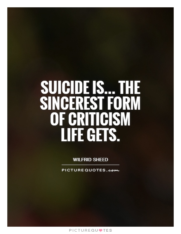Suicide Quotes About Life