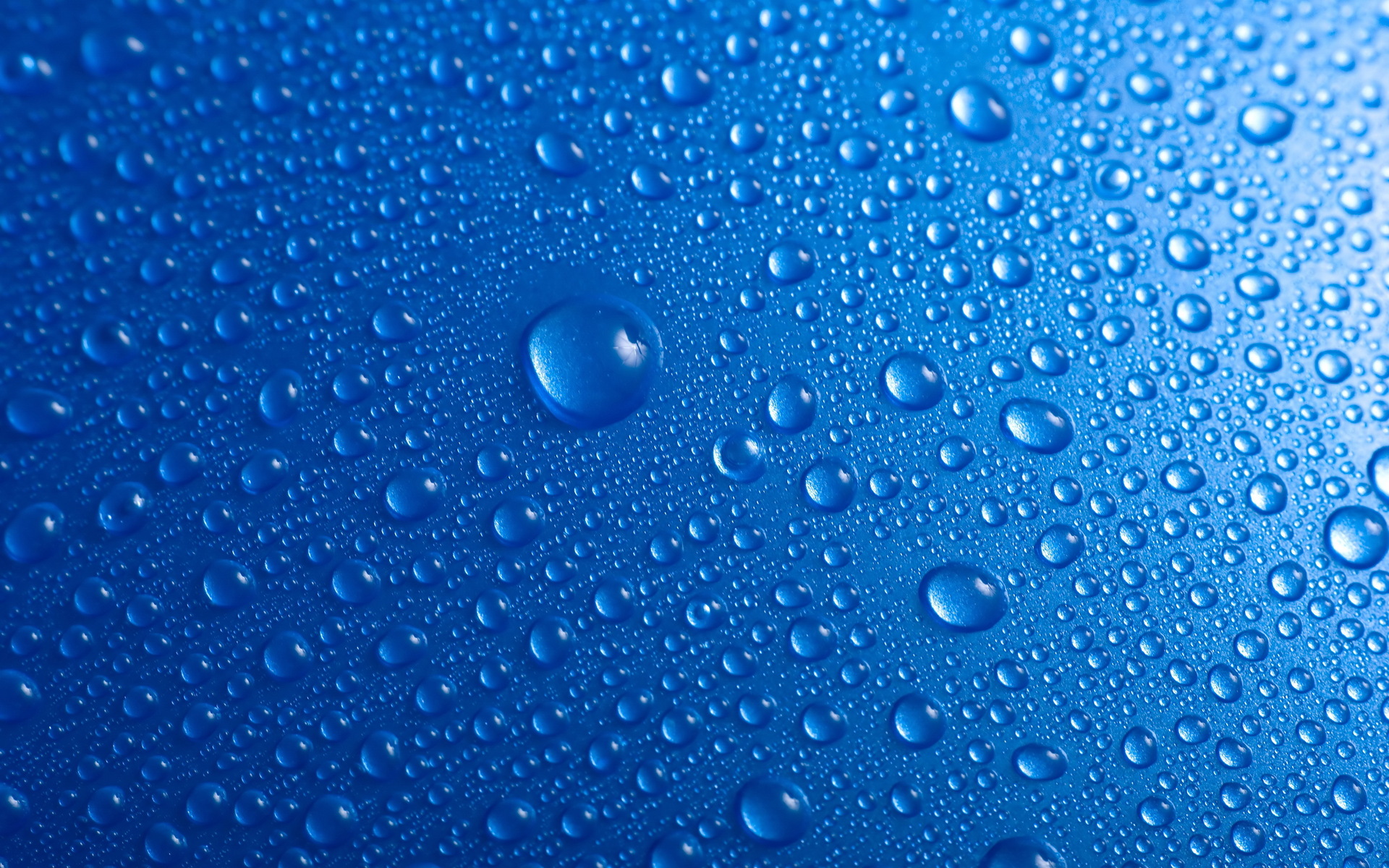 Water Drop Wallpaper Blue