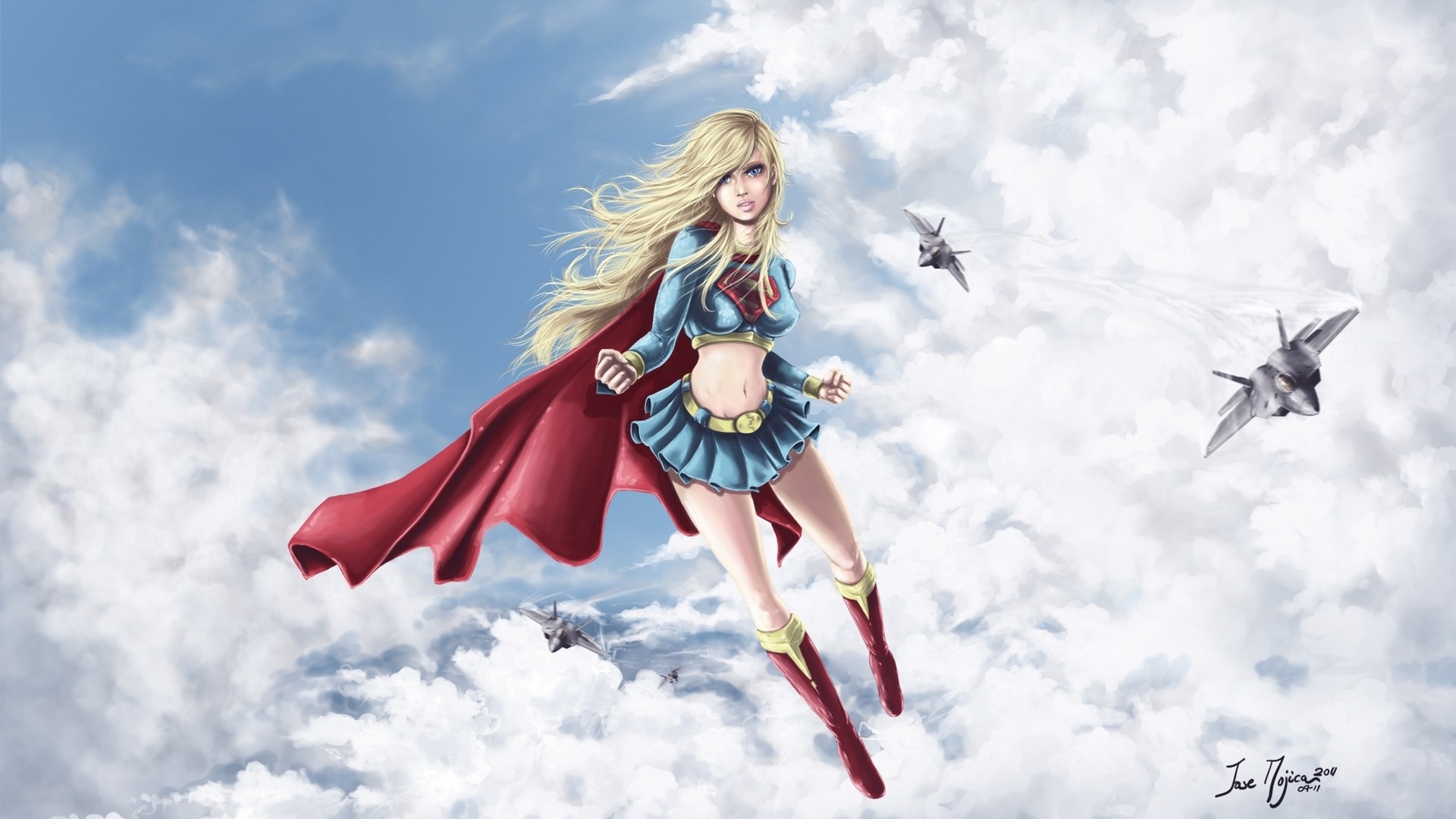 Supergirl D C Superhero Ic Girl Girls Wallpaper